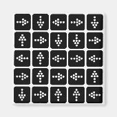 LED-pijlpaneel Magneet (Voorkant)