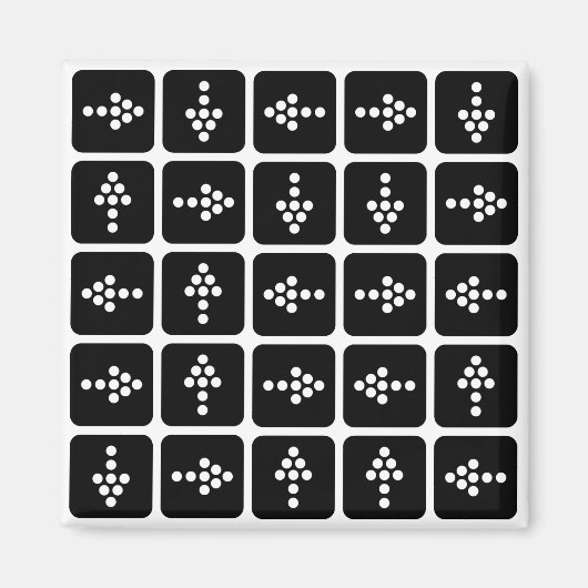 LED-pijlpaneel Magneet (Voorkant)