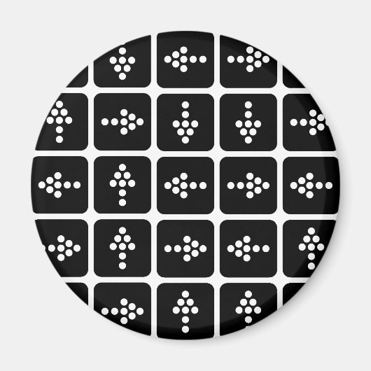 LED-pijlpaneel Magneet (Voorkant)
