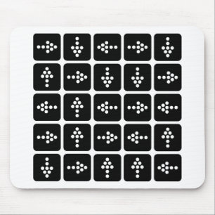 LED-pijlpaneel Muismat