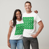 LED-stijl pijlen - Groen T-shirt (Unisex)
