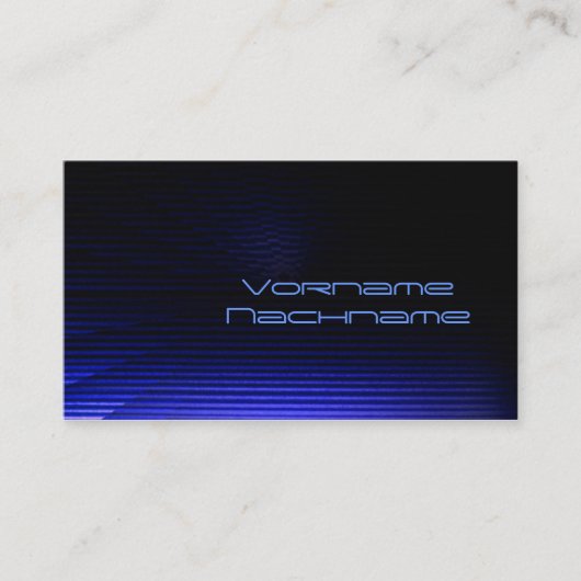 LED Stripes blue Visitekaartje (Voorkant)