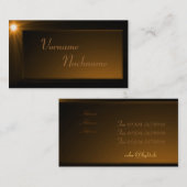 LED Supernova bronze Visitekaartje (Voorkant / Achterkant)