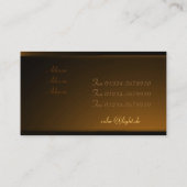 LED Supernova bronze Visitekaartje (Achterkant)