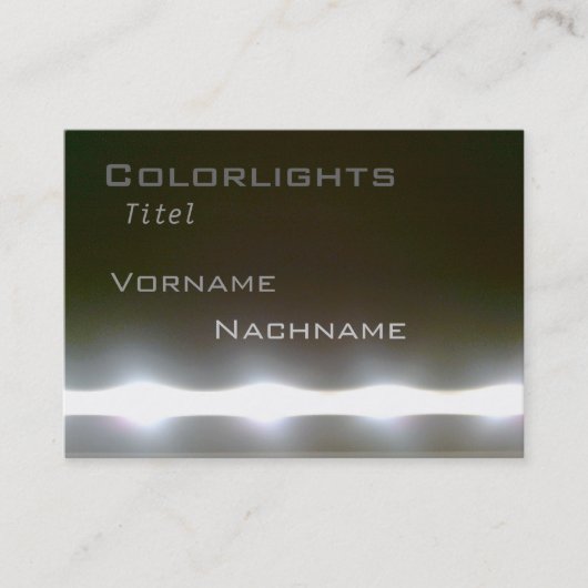 LED VISITEKAARTJE (Voorkant)