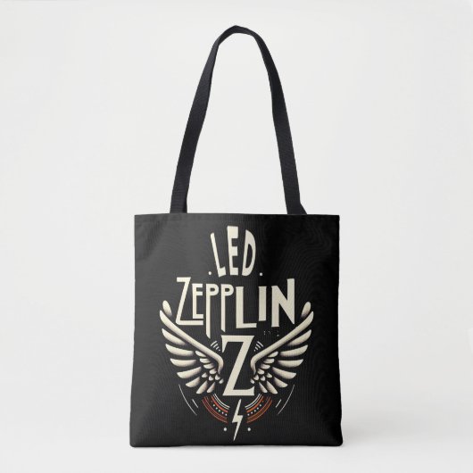 Led Zepplin T-shirt Tote Bag (Voorkant)
