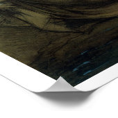 Leda and the Swan (zwarte krijt en w/c) Poster (Hoek)