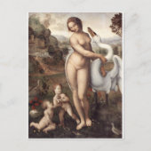 Leda en de Swan Briefkaart (Voorkant)