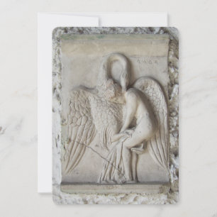 Leda en de Swan Feestdagenkaart