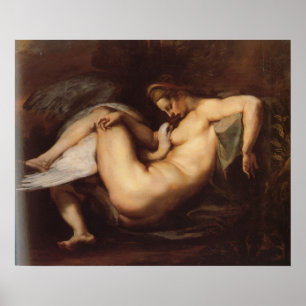 Leda en de Swan Poster