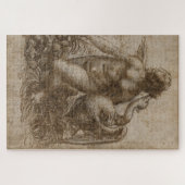 Leda en de zwaan - Leonardo da Vinci (Chatsworth) Legpuzzel (Horizontaal)