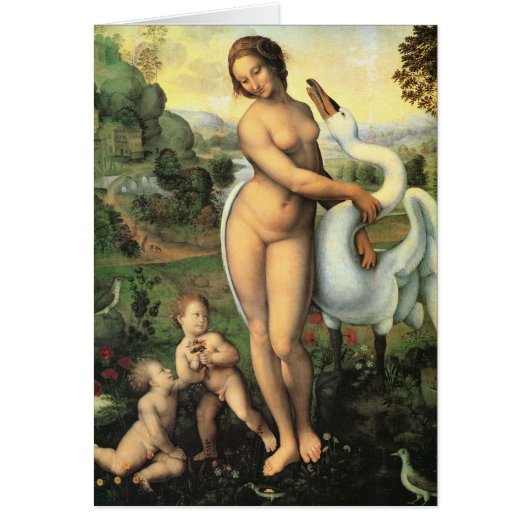 Leda en de Zwaan van Leonardo da Vinci (Voorkant)