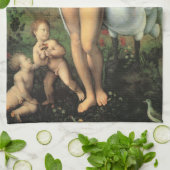 Leda en de Zwaan van Leonardo da Vinci Theedoek (Gevouwen)