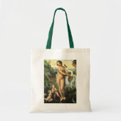 Leda en de Zwaan van Leonardo da Vinci Tote Bag (Voorkant)