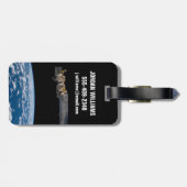 Ledemaat van de Aarde, of Horizon Bagagelabel (Achterkant horizontaal)