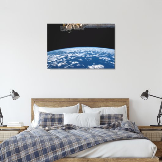 Ledemaat van de Aarde, of Horizon Canvas Afdruk (Insitu (Slaapkamer))