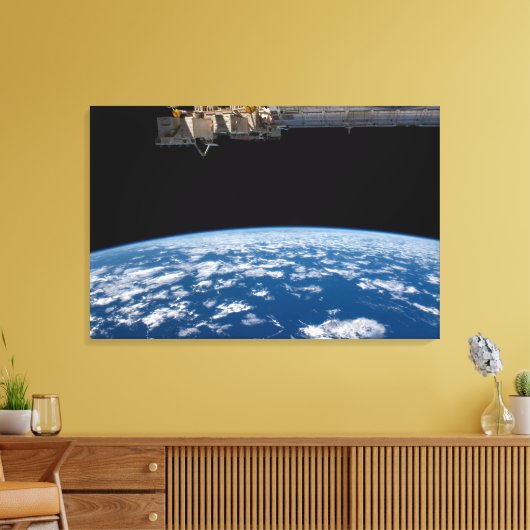 Ledemaat van de Aarde, of Horizon Canvas Afdruk (Insitu (Woonkamer))