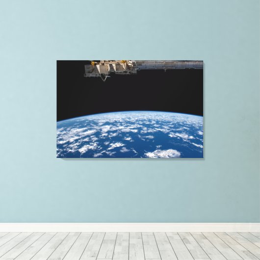 Ledemaat van de Aarde, of Horizon Canvas Afdruk (Insitu (Houten vloer))