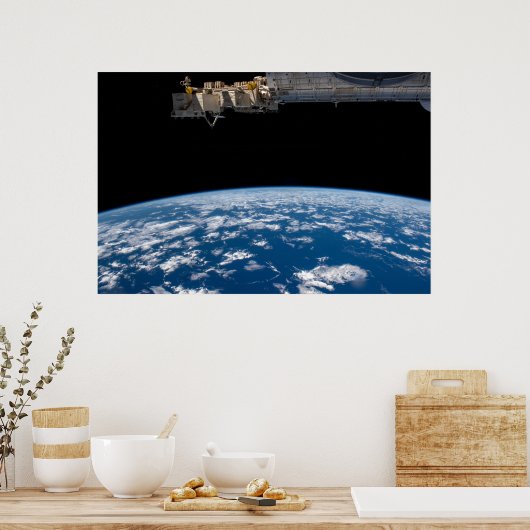 Ledemaat van de Aarde, of Horizon Poster (Keuken)