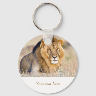 Leden in Afrika wild Big Cat gepersonaliseerde tek Sleutelhanger