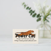Leden Kaart Power Cat Owners Group Visitekaartje (Staand voorkant)