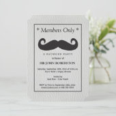 Leden Only Bachelorfeest Nep Leer Kaart (Staand voorkant)