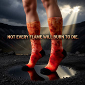 Leden ontvouwen sokken