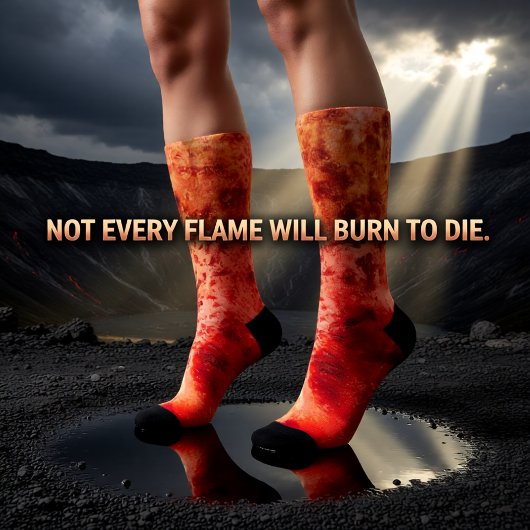 Leden ontvouwen sokken