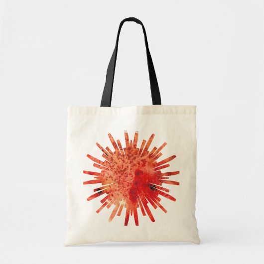 Leden ontvouwen tote bag (Voorkant)