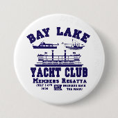 Leden regatta-knop ronde button 7,6 cm (Voorkant)
