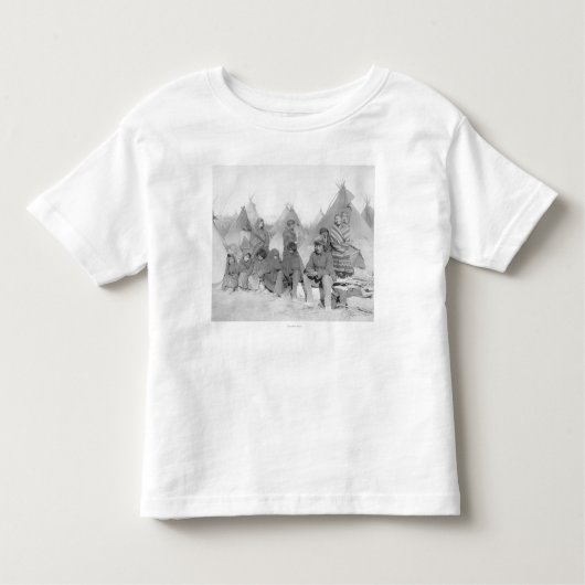 Leden van Big Foot's Band overleven Kinder Shirts (Voorkant)