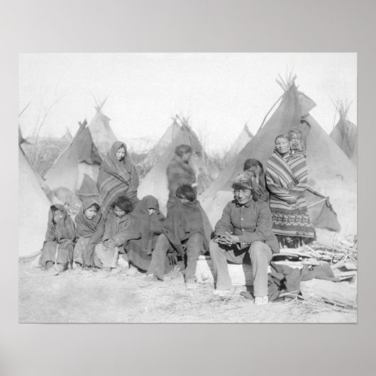 Leden van Big Foot's Band overleven Poster (Voorkant)