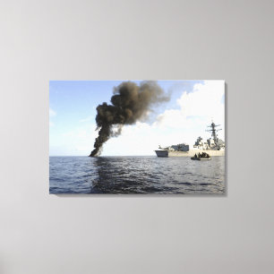 Leden van de Amerikaanse kustwacht Canvas Afdruk