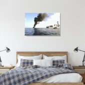 Leden van de Amerikaanse kustwacht Canvas Afdruk (Insitu (Slaapkamer))