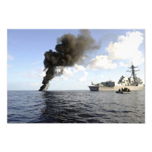 Leden van de Amerikaanse kustwacht Foto Afdruk