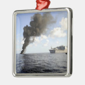 Leden van de Amerikaanse kustwacht Metalen Ornament (Links)