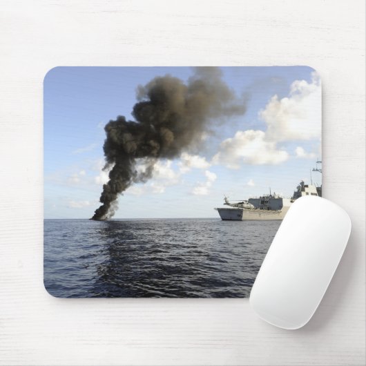 Leden van de Amerikaanse kustwacht Muismat (Met muis)