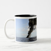 Leden van de Amerikaanse kustwacht Tweekleurige Koffiemok (Links)