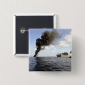 Leden van de Amerikaanse kustwacht Vierkante Button 5,1 Cm (Voorkant /achterkant)