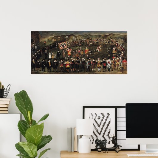 Leden van de Broederschap St. Barbara Poster (Thuiskantoor)