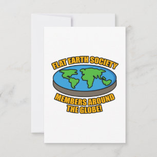 Leden van de Flat Earth Society Kaart
