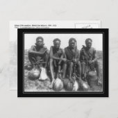 leden van de Kikayu Tribe.  Brits Oost-Afrika Briefkaart (Voorkant / Achterkant)
