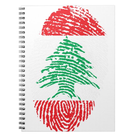Leden van de Vlag van Libanon Notitieboek (Voorkant)