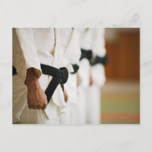 Leden van een Judo Dojo Briefkaart