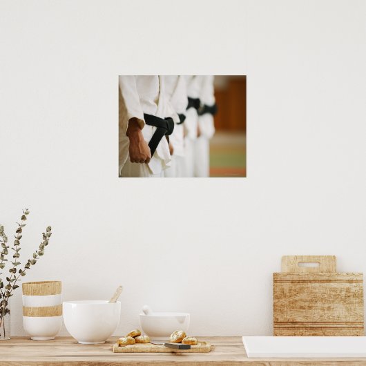 Leden van een Judo Dojo Poster (Keuken)