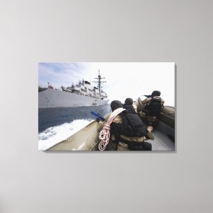 Leden van het bezoek, de raad van bestuur, de huis canvas afdruk