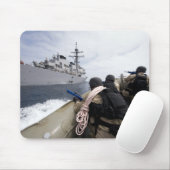 Leden van het bezoek, de raad van bestuur, de huis muismat (Met muis)