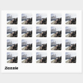 Leden van het bezoek, de raad van bestuur, de huis vierkante sticker (Vel)