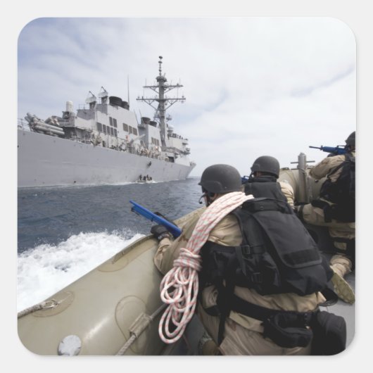 Leden van het bezoek, de raad van bestuur, de huis vierkante sticker (Voorkant)