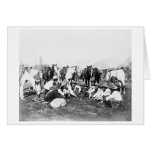 Leden van het Wilde West Show van de Pawnee Bill